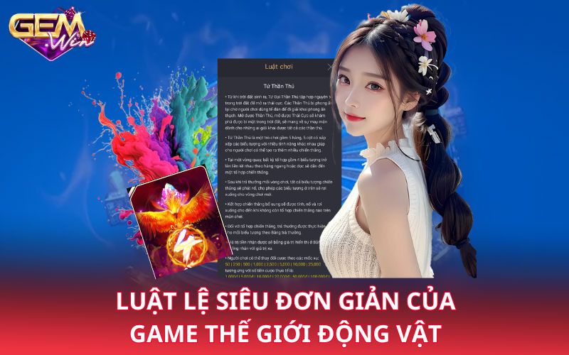 Luật lệ siêu đơn giản của game thế giới động vật